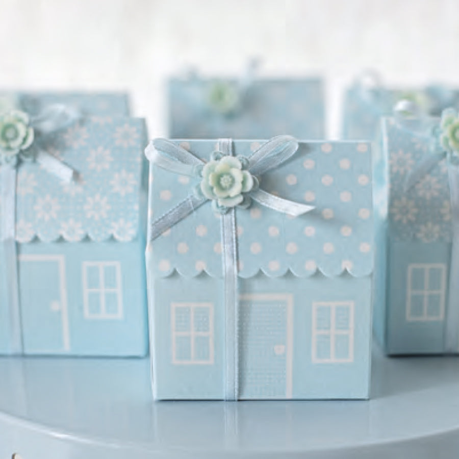 Cajas de cartulina - Azul Celeste - "Atelier Casinha"