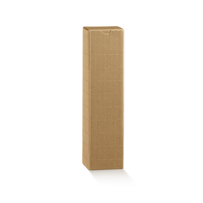 Cajas para Botellas Pequeñas - Kraft - "Onda Avana"
