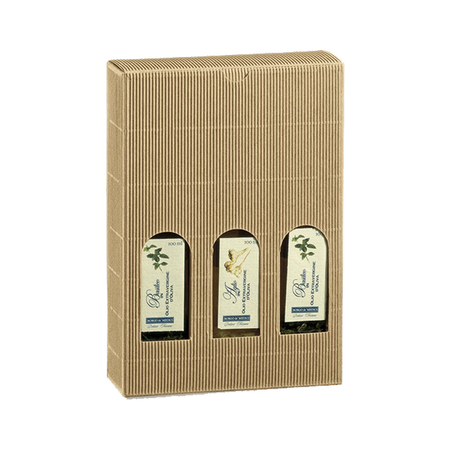 Cajas para Botellas Pequeñas - Kraft - "Avana"