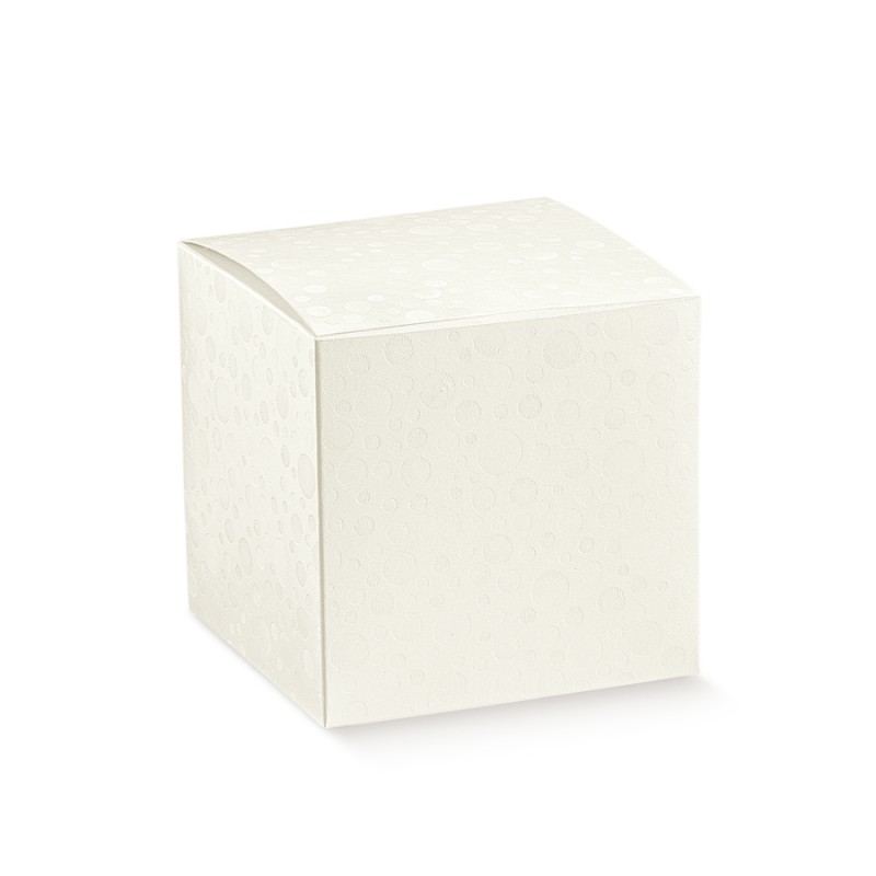 Cajas Plegables - Blanco - "Bolas"