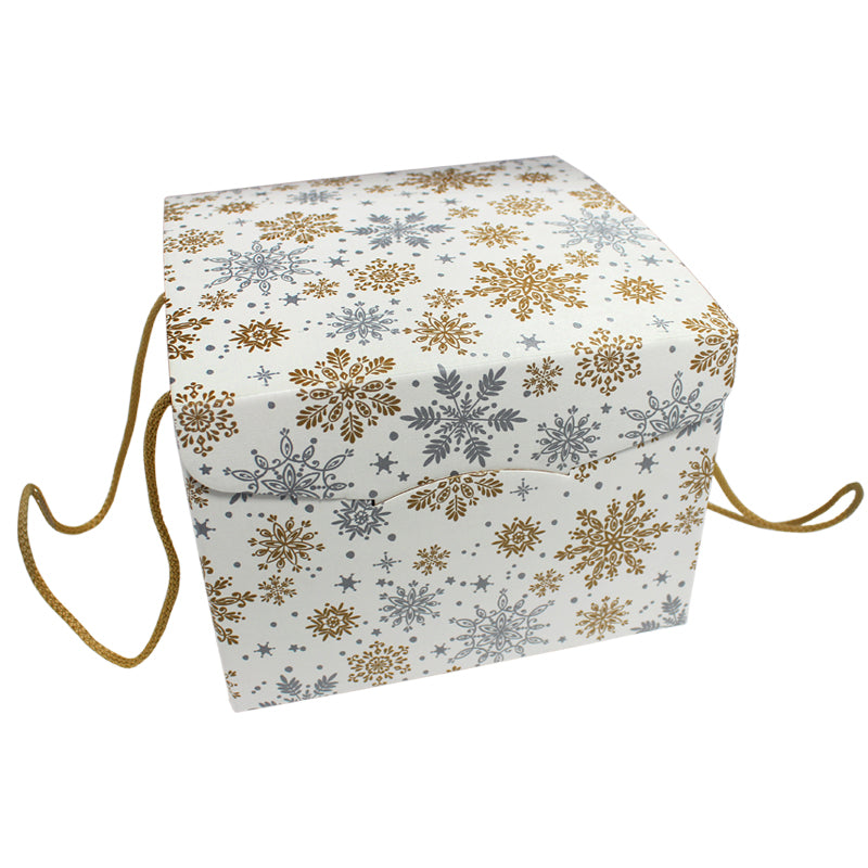 Secret Boxes with Cord - Gold and Silver - "Crystal"