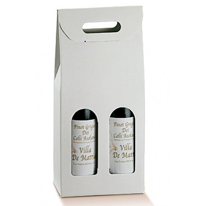 Cajas con Ventana para Botellas - Blanco