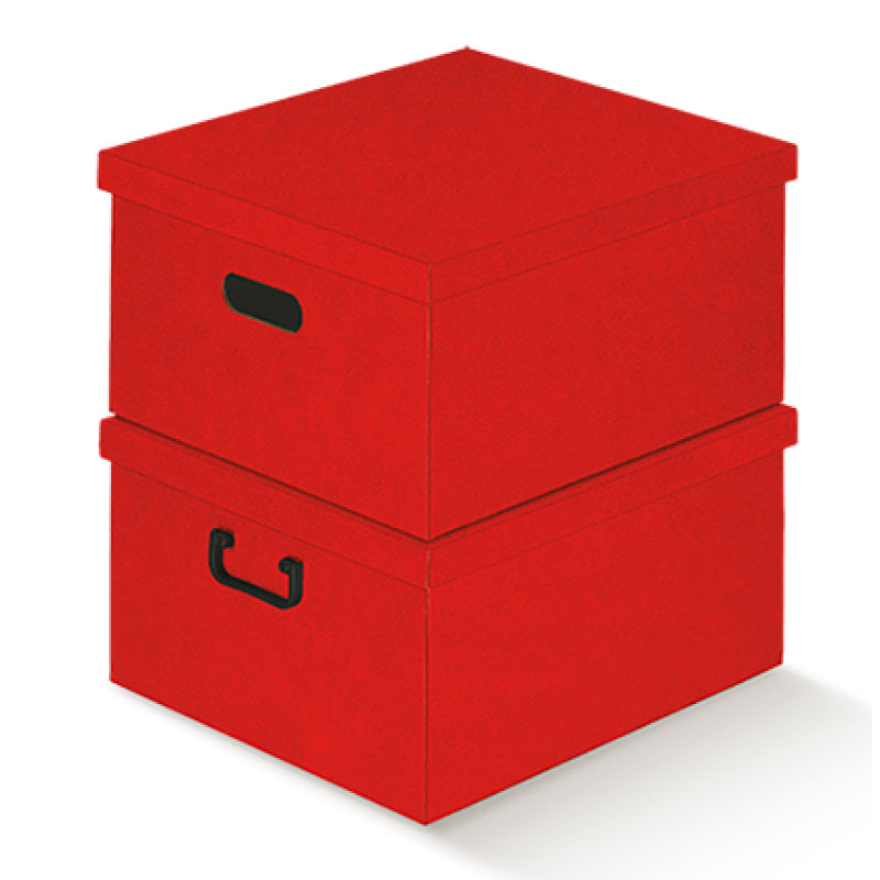 Caja de Almacenamiento - Roja - "Piel"