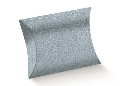 Oval Boxes - Grey - "Leather"