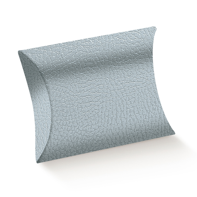 Oval Boxes - Grey - "Leather"