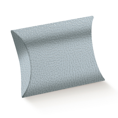 Oval Boxes - Grey - "Leather"