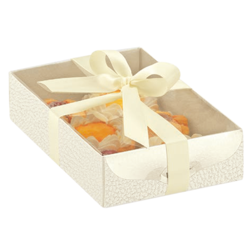 Caixas com Tampa em PVC - Branco - "Pele"