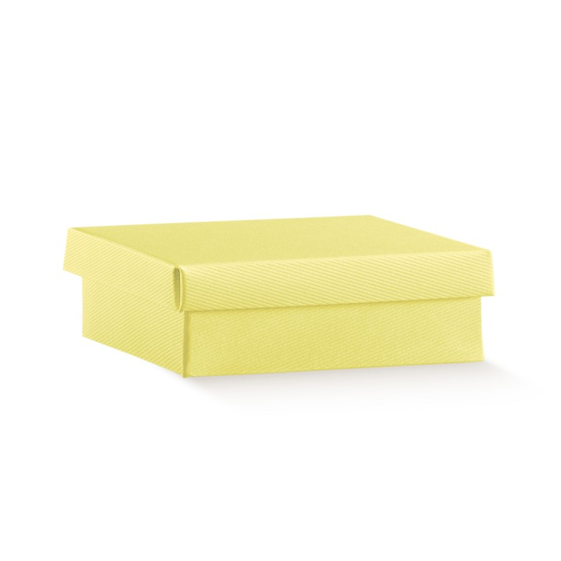 Cajas con tapa y fondo - Amarillo - "Scia"
