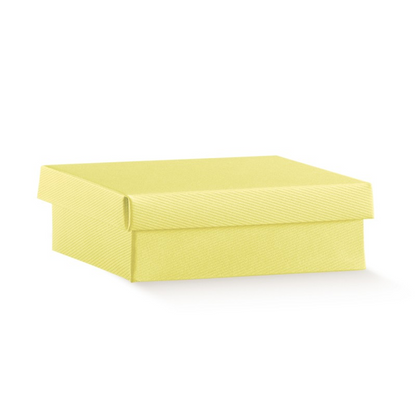 Cajas con tapa y base - Amarillo - "Scia"