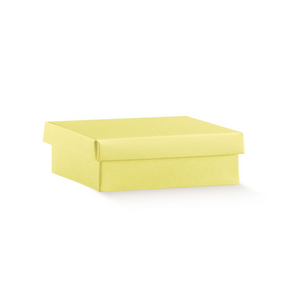 Cajas con tapa y base - Amarillo - "Scia"