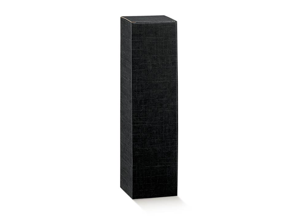 Boxes for 1 Bottle - Black - "Arrow"