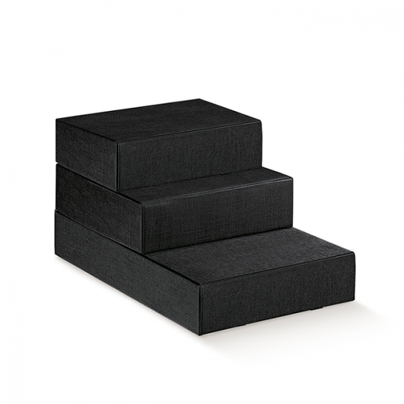Cajas Cantinetta para Botellas - Negro - "Seta"
