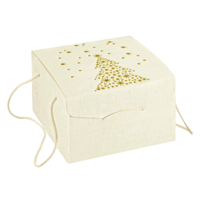 Cajas Secreto con Cordón - Blanco y Oro - "Flecha"