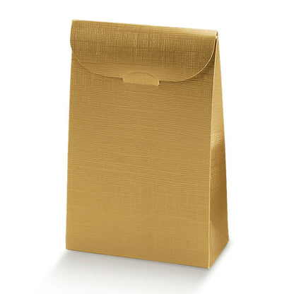 Cajas con solapa - Oro - "Seta"