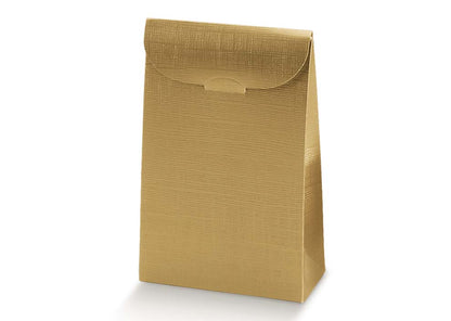 Cajas con solapa - Oro - "Seta"