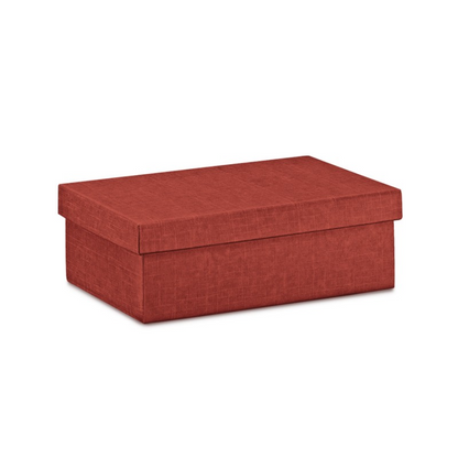 Cajas con Tapa y Fondo - Burdeos - "Seta"