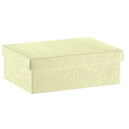 Caja con Tapa y Fondo - Blanco - "Sorgente"