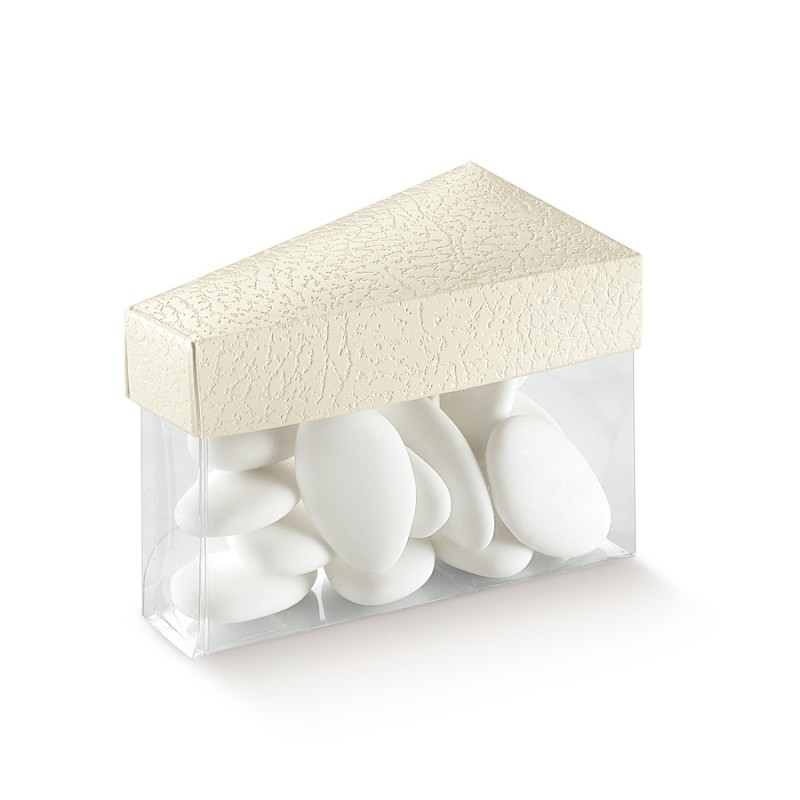 Caixas Fetta em PVC com Tampa - Branco e Transparente - "Pele"