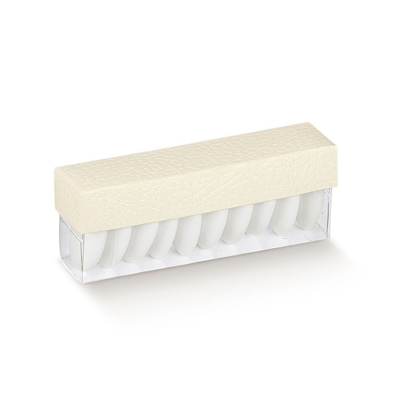 PVC Boxes with Lid - Clear and White - "Skin"