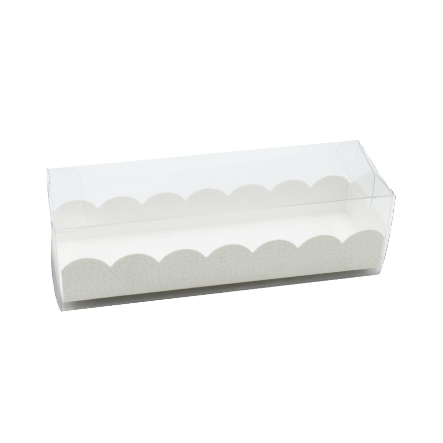 Caixas em PVC com Base - Transparente e Branco - "Pele"