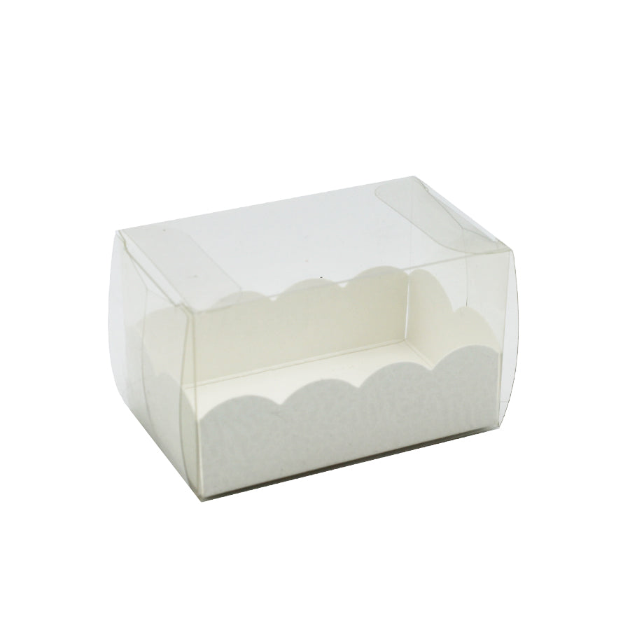 Caixas em PVC com Base - Transparente e Branco - "Pele"