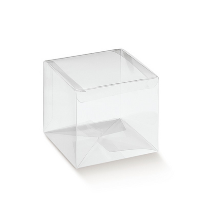 Cajas automáticas de PVC con tapa - Transparentes