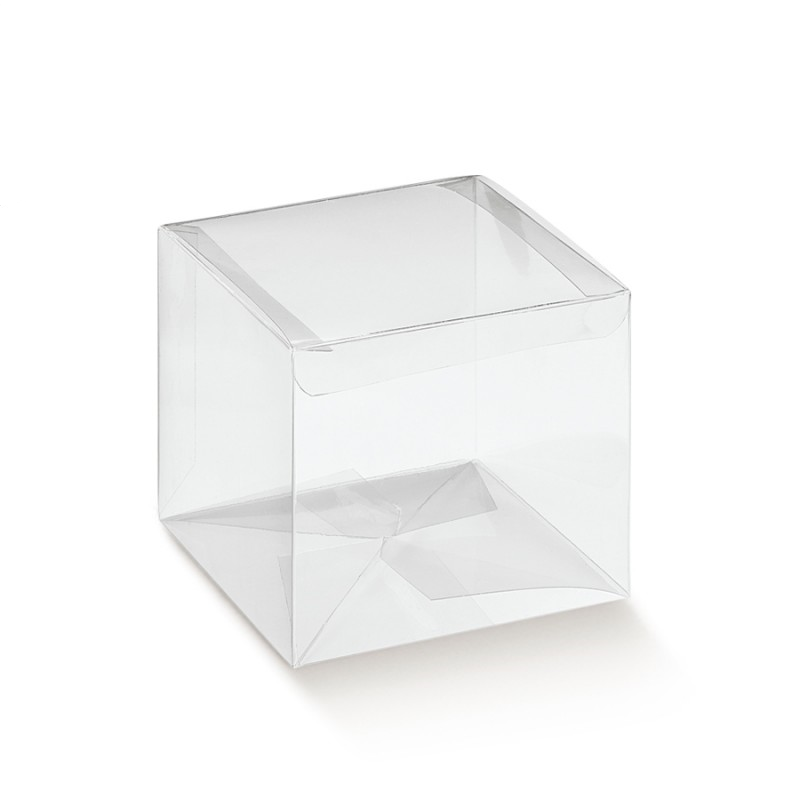 Cajas automáticas de PVC con tapa - Transparentes
