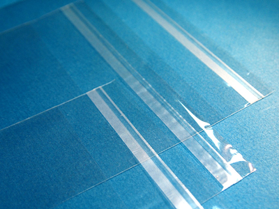 BOPP Bags with Adhesive Flap - Clear