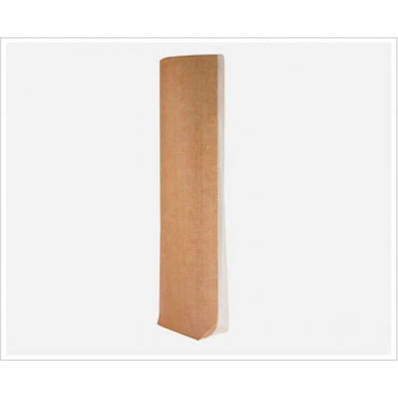 Polypropylene (PP) Bags with Hexagonal Cardboard Base - Light Brown and Clear