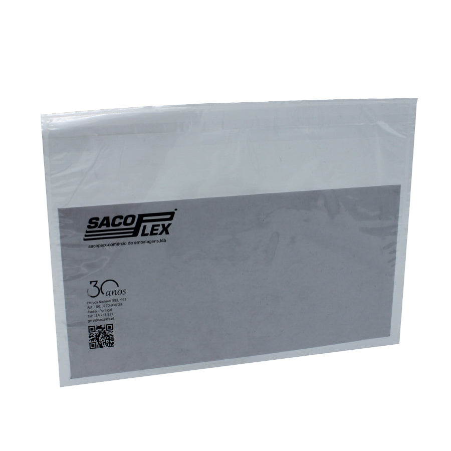 PEBD Self-Adhesive Envelopes - White with Transparent Front - C5