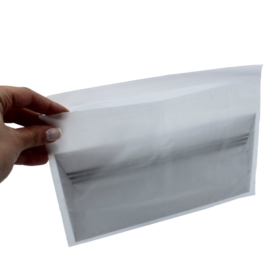 PEBD Self-Adhesive Envelopes - White with Transparent Front - C5