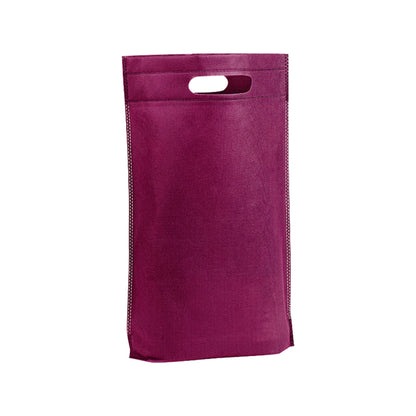 Bolsas de TNT con asa troquelada para botellas - Burdeos