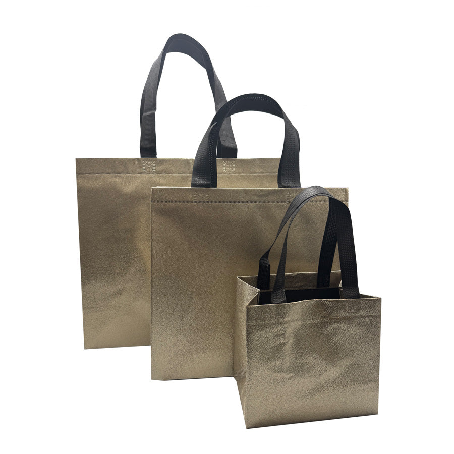 Bolsas de TNT Laminado - Oro - "Glitter"