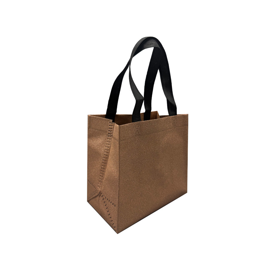 Bolsas de TNT laminado - Bronce - "Glitter"