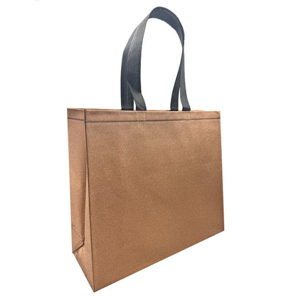 Bolsas de TNT laminado - Bronce - "Glitter"