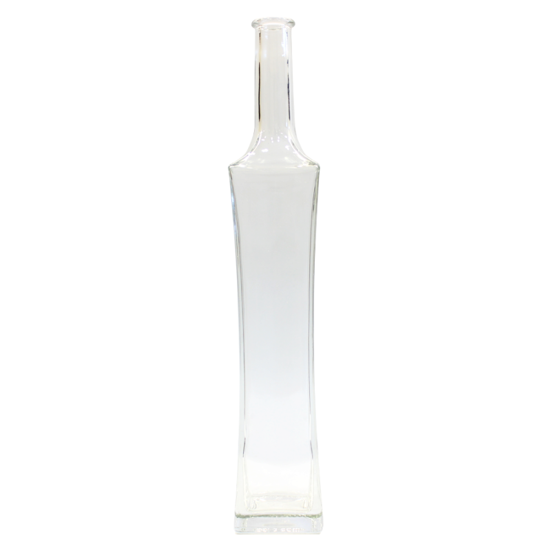 Emerald Glass Bottle - Clear