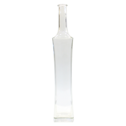 Emerald Glass Bottle - Clear