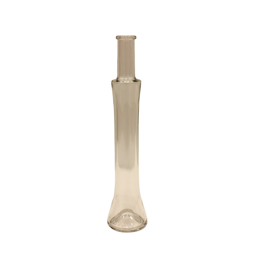 Round Glass Bottle - Clear - "Futura"