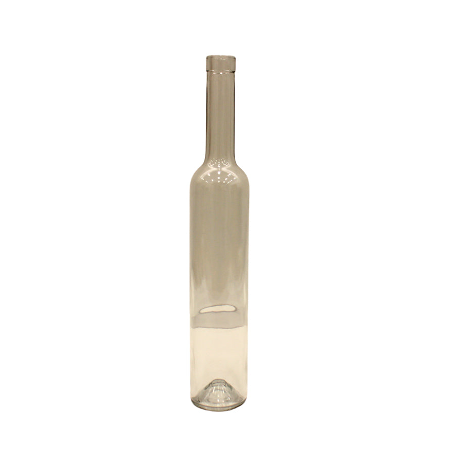 Round Glass Bottle - Clear - "Futura"