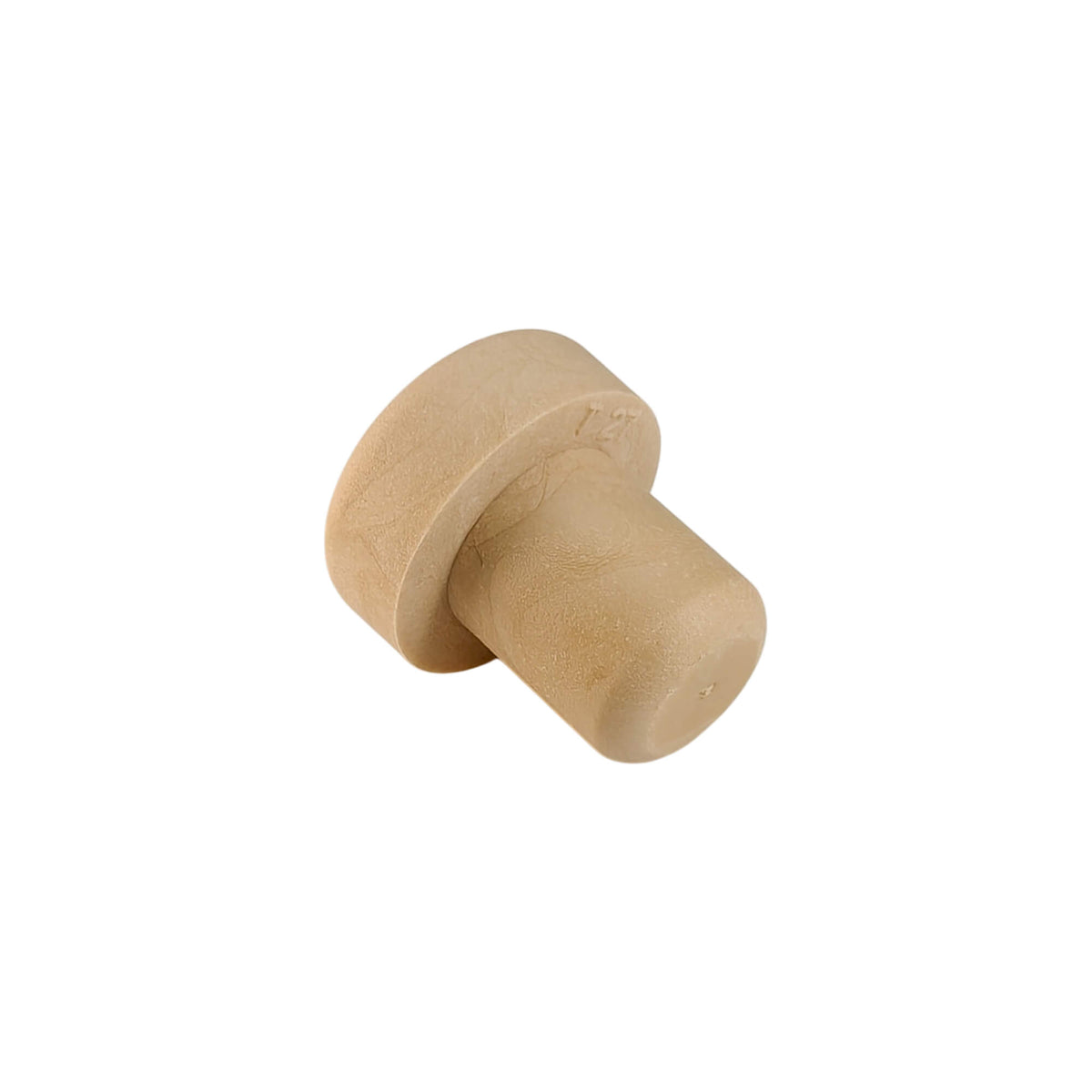 Rolha Sintética para Garrafa Triangular (200mL) - Bege