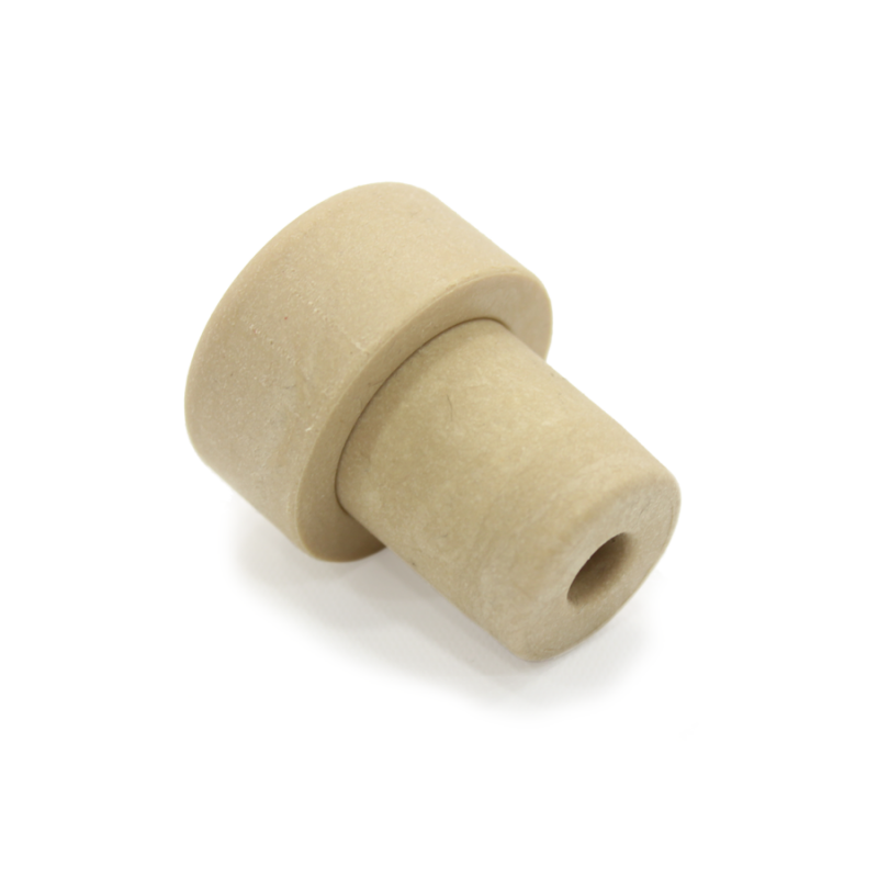 Rolha Sintética com Vertedor para Garrafa Quadrada (250 mL) - Bege