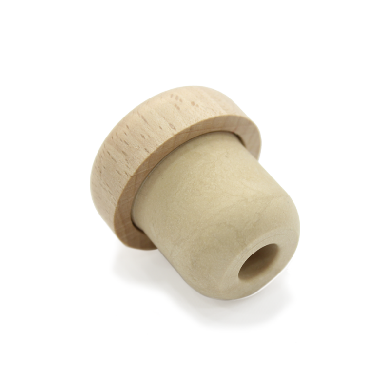 Rolha Sintética para Garrafa Quadrada (500 mL) - Bege