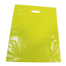 Saco Plástico Corte Feijão BD Amarelo - Pack 100 und
