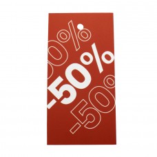 Discount Tag 50% - Pack 100 unt