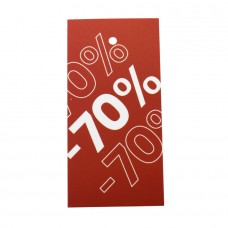 Discount Tag 70% - Pack 100 unt