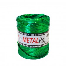 Fita Ráfia Metal Verde - Unidade