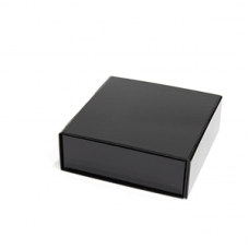 Caixa Premium Cartão Preto Brilho com íman+adesivo - Unidade