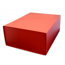 Caixa Premium Cartão Vermelho Mate com íman+adesivo - Unidade