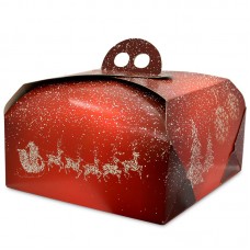 Caixa Pastelaria Montar Cartolina Natal - Pack 50 und